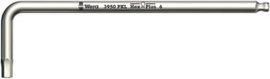 Wera Tools 3950 PKL Metric Stainless Hex-Plus Long Arm Ball Point L-Key