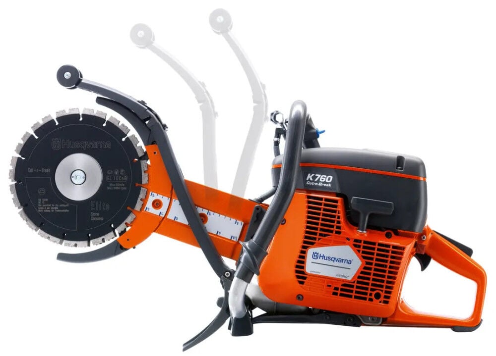 Husqvarna Construction K760 II Cut-N-Brake Gas Power Cutter Body Only, large image number 3