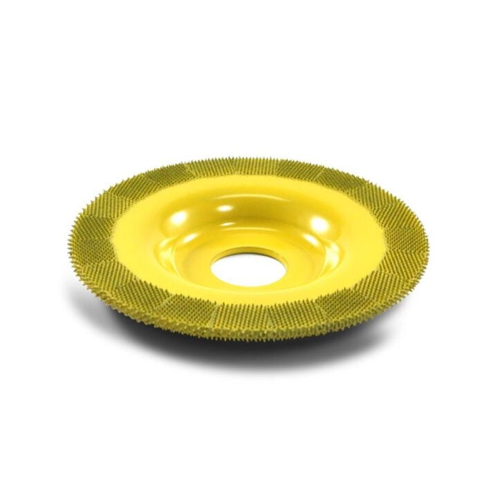 Saburrtooth 4in Flat Face Grooving Disc Fine Grit 7/8in Bore