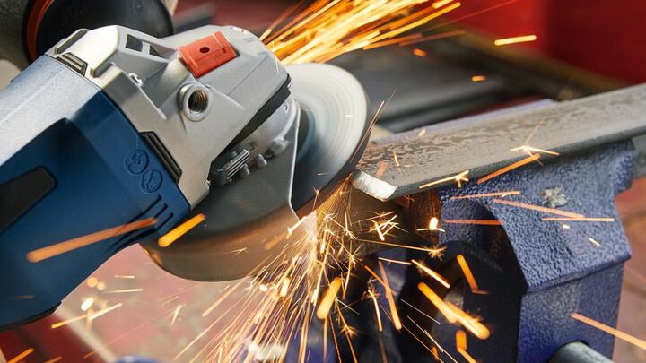 Bosch PROFACTOR 18V Spitfire 5  6in Angle Grinder with Paddle Switch (Bare Tool), large image number 5