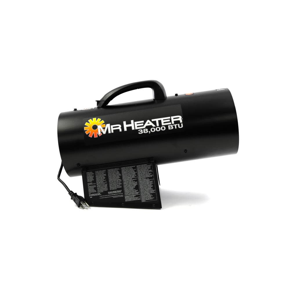 Mr Heater 38000 BTU Quiet Burner Technology Forced Air Propane Heater