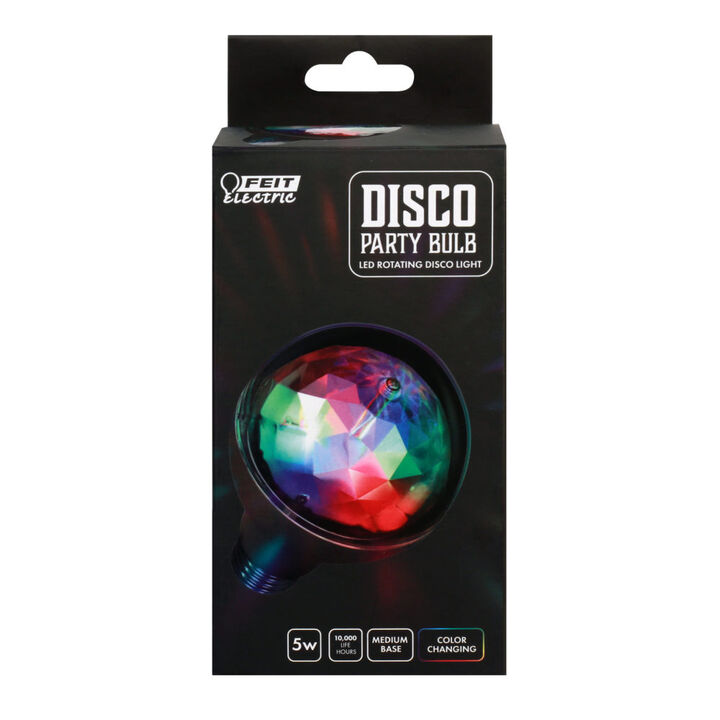 Feit Electric 5W LED Rotating Disco Light Bulb 1pk, large image number 1