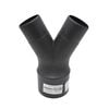 Big Horn 4 x 2-1/2 Inch Black Plastic Two-Way Tube Coupler Adapter, small image number 1