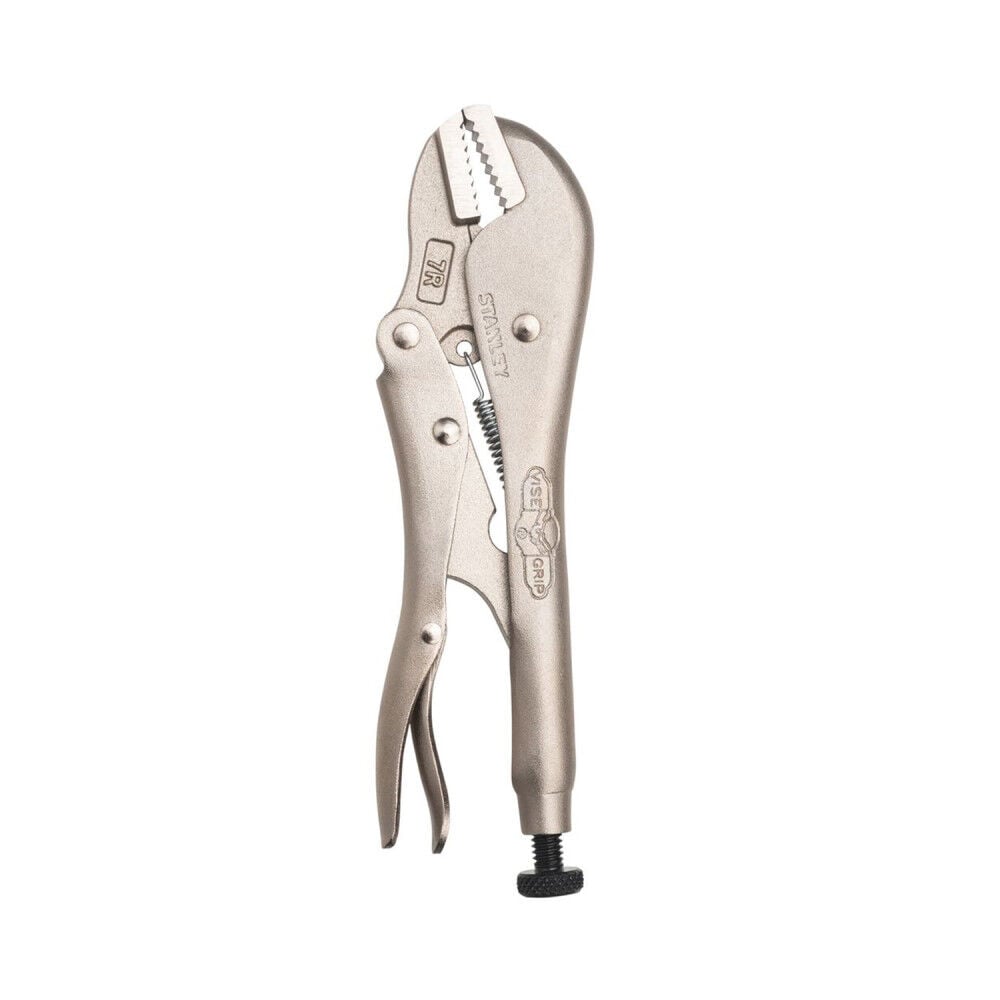 Stanley 7 Inch Straight Jaw Locking Pliers, large image number 1
