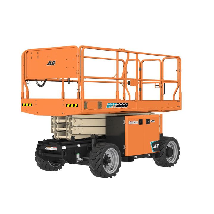 JLG 26.2' Rough Terrain Scissor Lift 4.5kW Electric Power 2WD, large image number 1