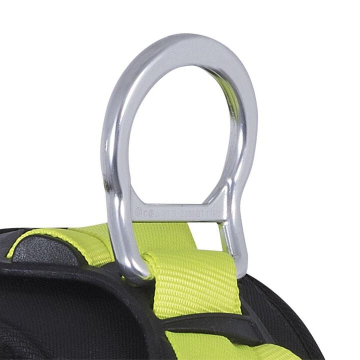 Peakworks PeakPro Plus Series Full Body Safety Harness with Positioning Belt Hi Vis Green XXL, large image number 2