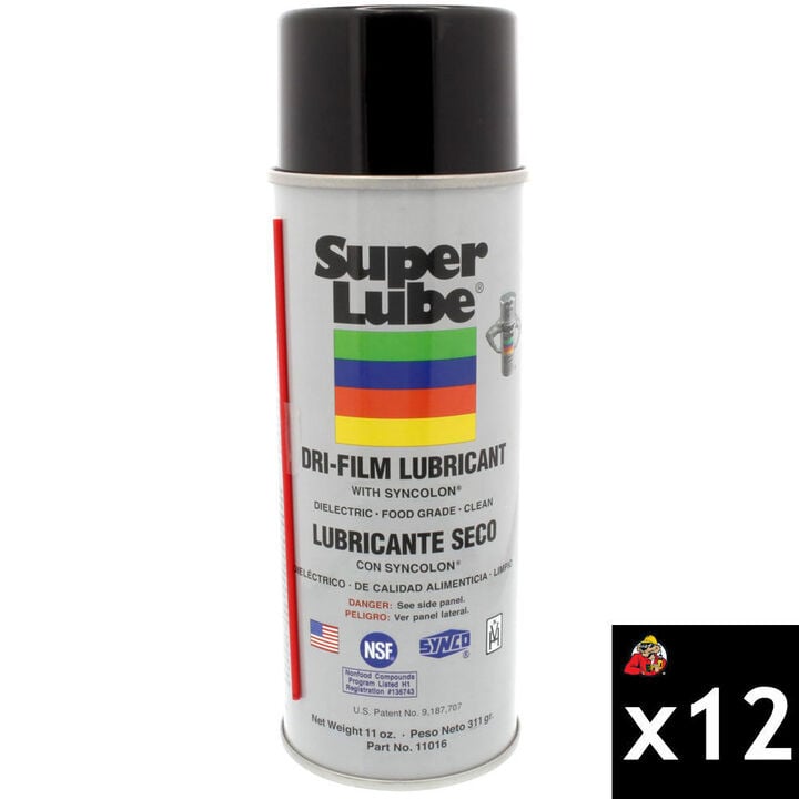 Super Lube 11 Oz Aerosol Dri Film Lubricant with Syncolon- CASE of 12