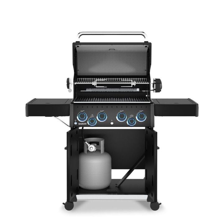 Broil King Baron 490 Pro Shadow 4-Burner Propane Gas Grill, large image number 2