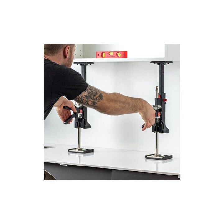 Viking Arm 600 mm 50 Kg Cabinet Installation System Kit with Spirit Level, large image number 5