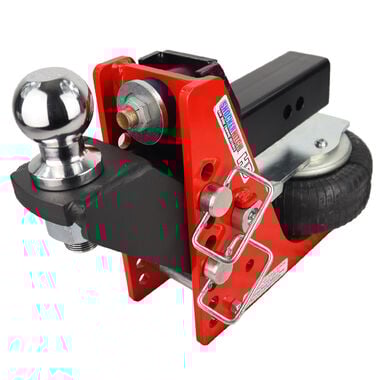 Shocker Hitch HD 20K 2.5 Inch Air Receiver Hitch & Raised Ball Mount 2-5/16 Inch Hitch Ball