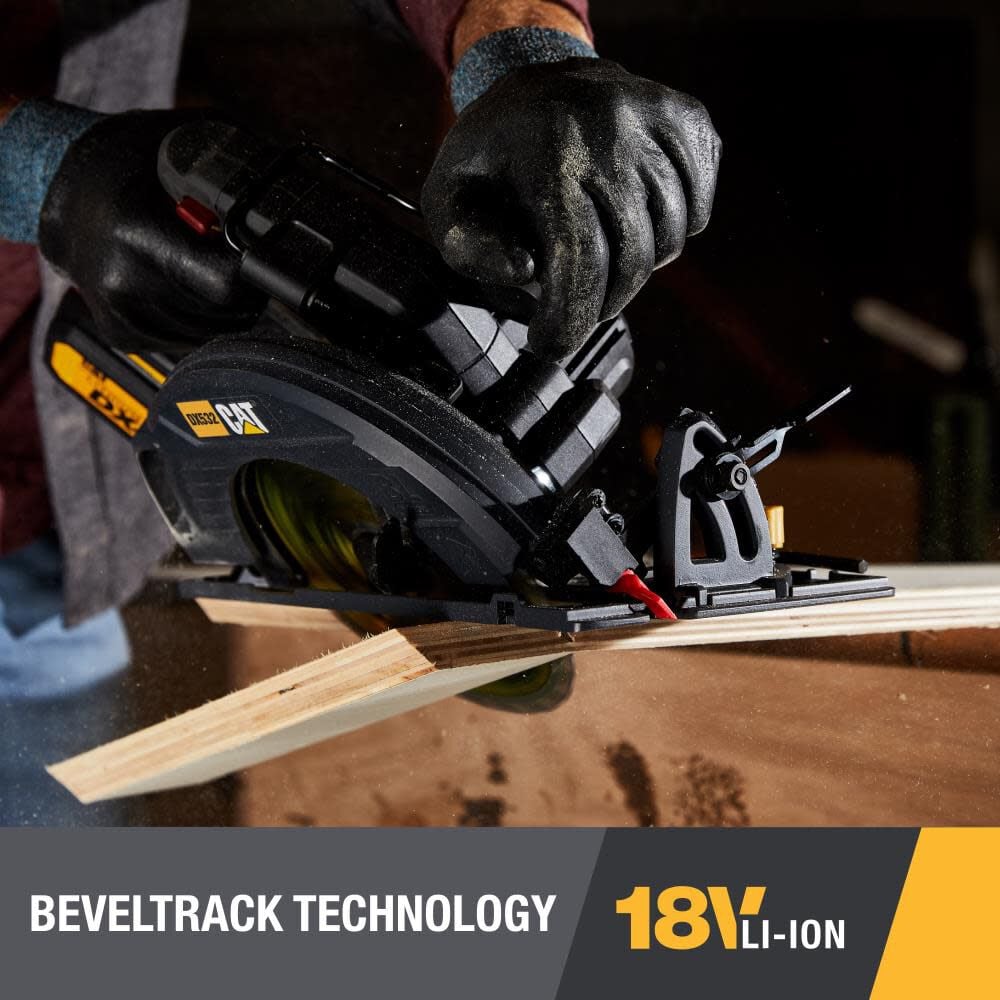 CAT 18V 7-1/4 in Cordless Circular Saw with Brushless Motor DX532, large image number 6