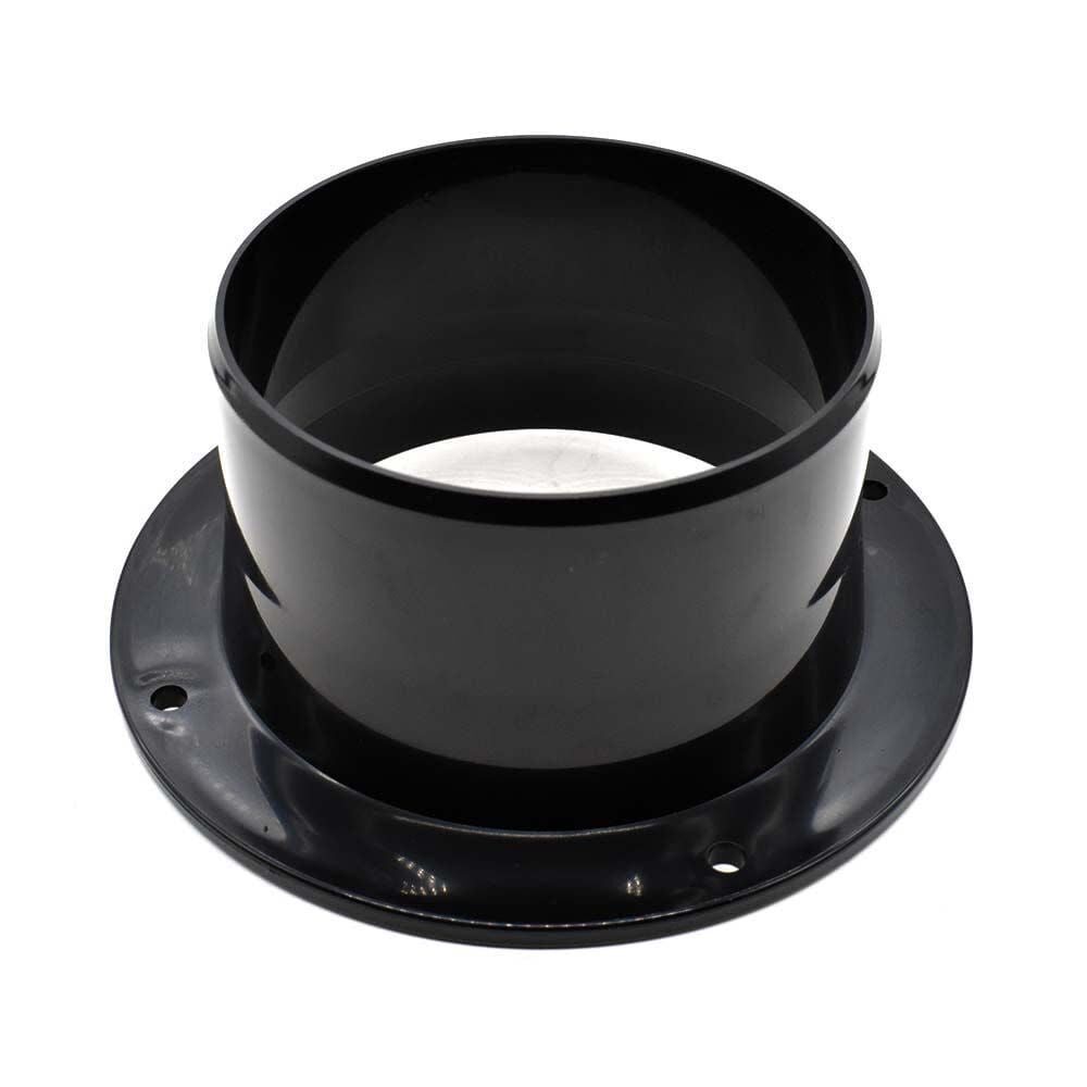 Big Horn 4 Inch Black Plastic Round Dust Port, large image number 1