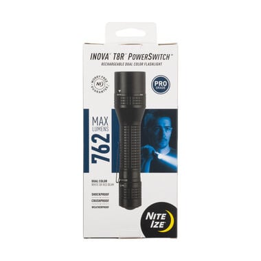 Nite Ize INOVA T8R PowerSwitch Flashlight Dual Color Rechargeable