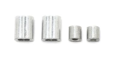 Campbell 2 CABLE FERRULE & 2 STOP 3/16 Inch