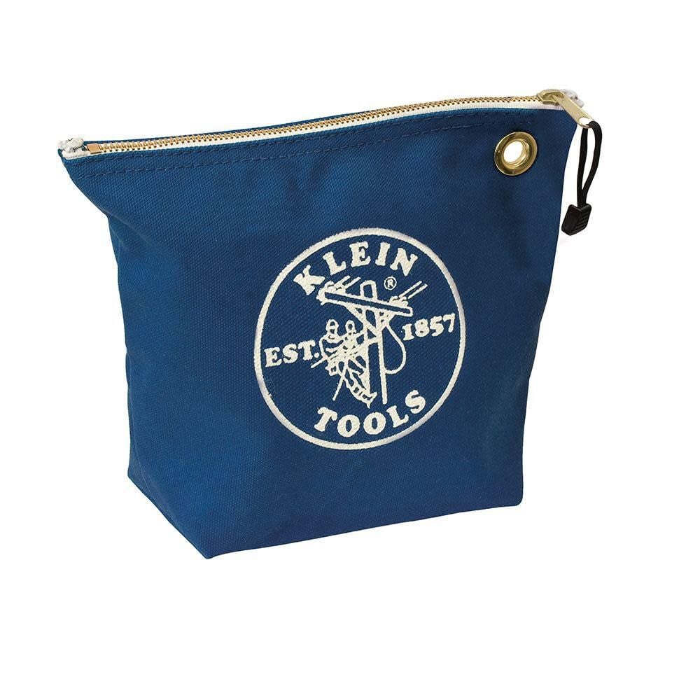 Klein Tools Canvas Zipper Bag Consumables Blue – 5539BLU