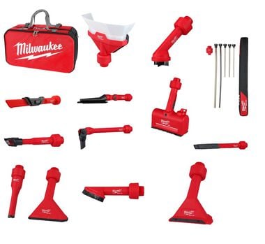 Milwaukee M12 AIR-TIP Vacuum Tool Accessories Restoration Construction Bundle
