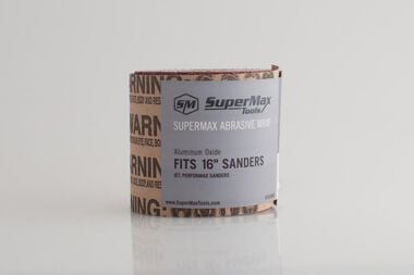 Supermax Tools 100-Grit Individual Sandpaper Wrap for the 16 In. Drum Sander, large image number 0