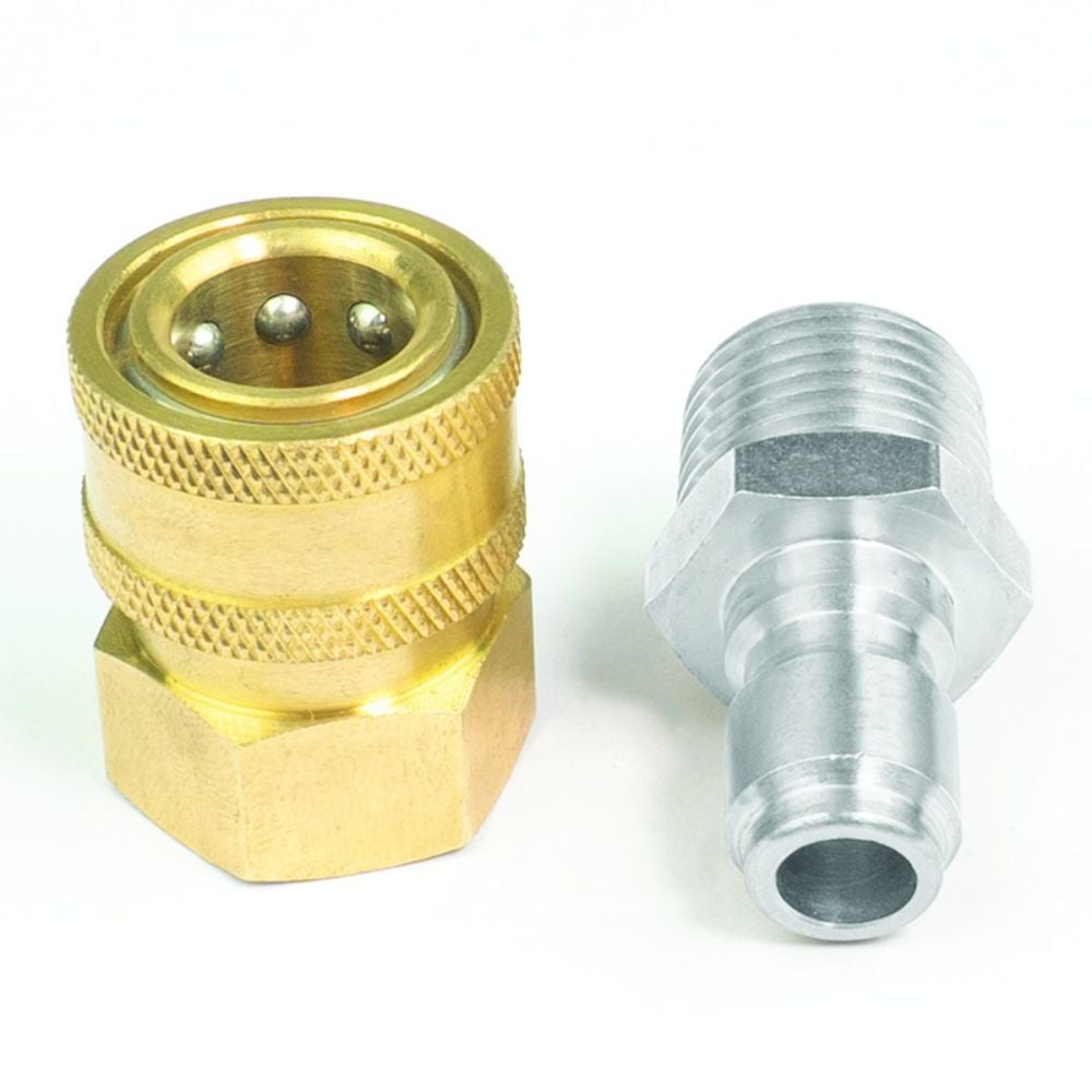 BluBird 3/8 Inch QD Male Plug x 3/8 Inch FNPT Pressure Washer Adapter, large image number 4