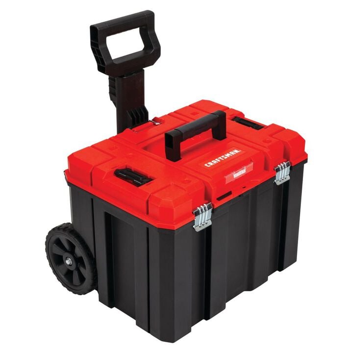 CRAFTSMAN VERSASTACK System 20 Inch Red Plastic Lockable Toolbox, large image number 7