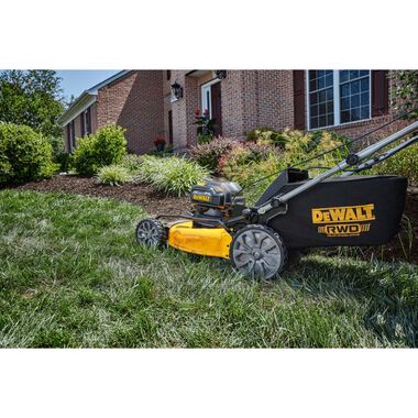DEWALT 2X20V MAX XR Lawn Mower Brushless Cordless 21 1/2in Rear Wheel Drive Self Propelled Kit, large image number 9