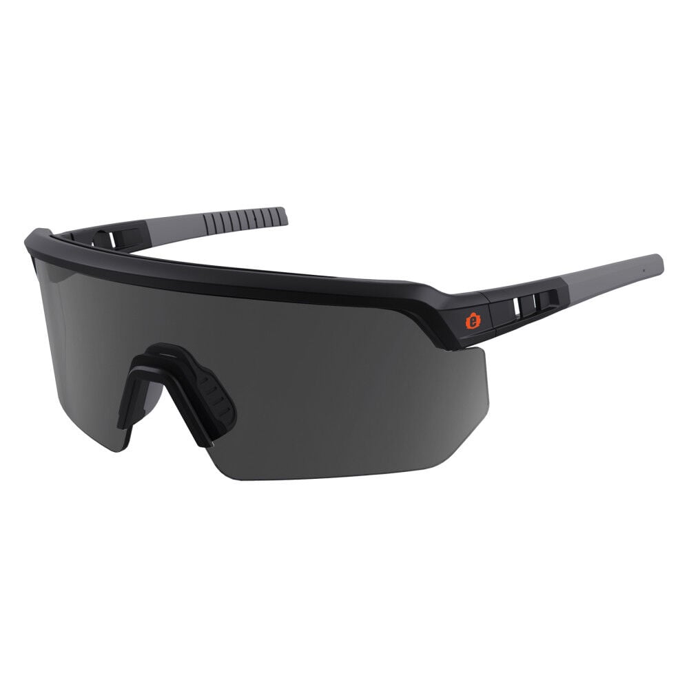 Ergodyne Skullerz AEGIR Safety Glasses Smoke Lens Black Frame Anti-Fog – 55006