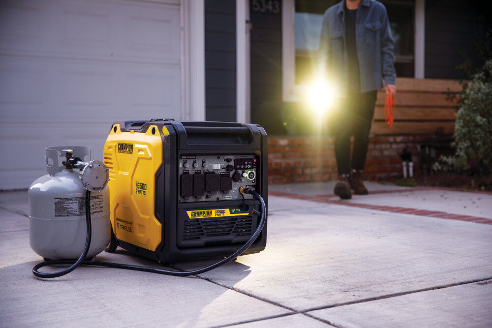 Champion Power Equipment 6500-Watt Wireless Remote Start Tri Fuel 49 State RV Ready Portable Inverter Generator with StartLINK, large image number 12