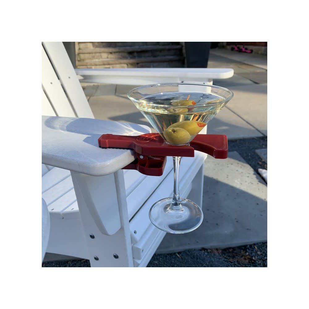 Wine Grasp Promotional 10 oz Rubber Padded Grip Glass Holder, large image number 6