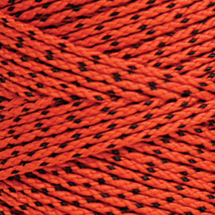 Kraft Tool Co 685 Ft Rose Bonded Braided Nylon Masons Line Orange and Black, large image number 1