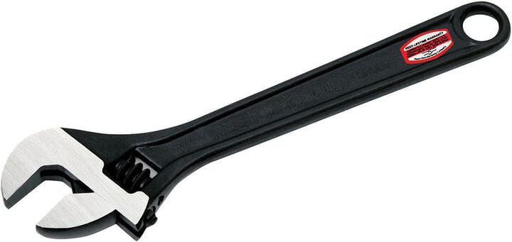 Reed Mfg Adjustable Wrench, Blackened 8 Inch CWB8