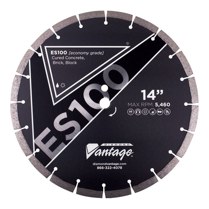 Diamond Vantage 14 Inch Segmented Diamond Value Plus Economy Blade for Masonry