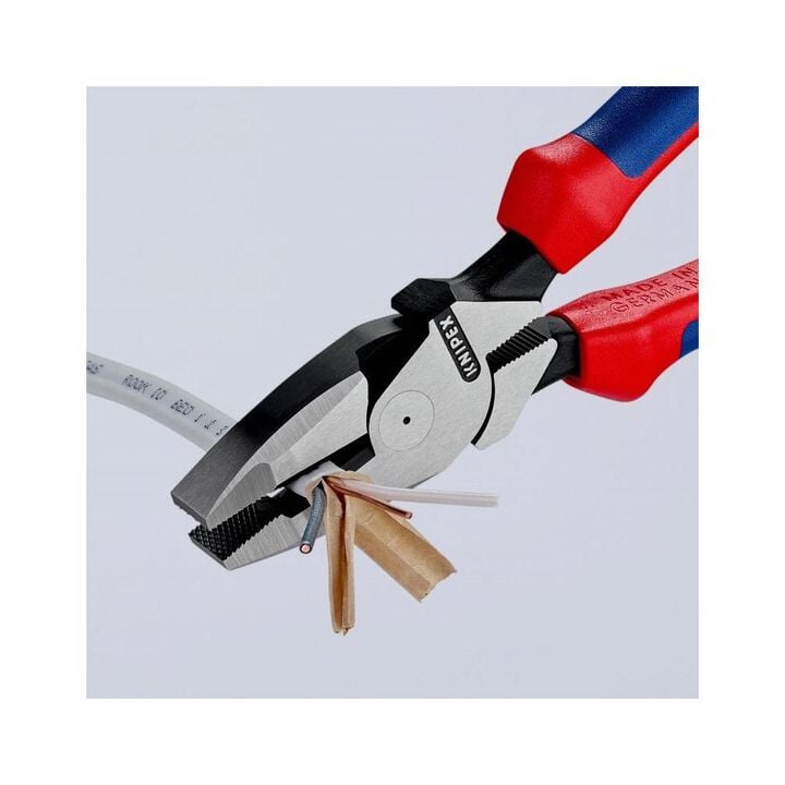 Knipex Linemans Pliers Plastic Coated Handle 240mm, large image number 4