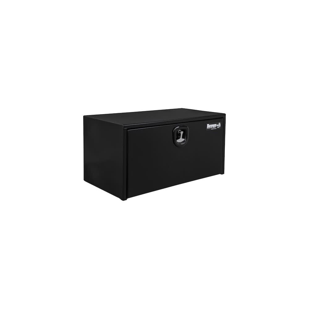 Buyers Products Company 18x18x36 Inch Black Steel Underbody Truck Box With 3-Point Latch, large image number 2