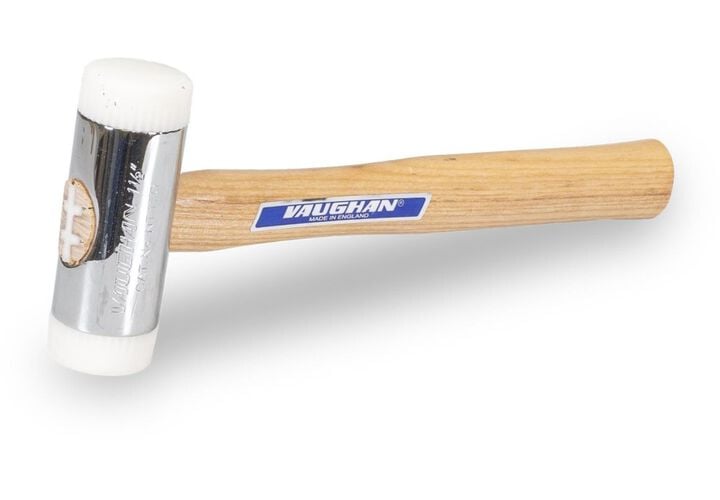 Vaughan 1-1/2 Lbs Nylon Face Hammer with Hickory Handle