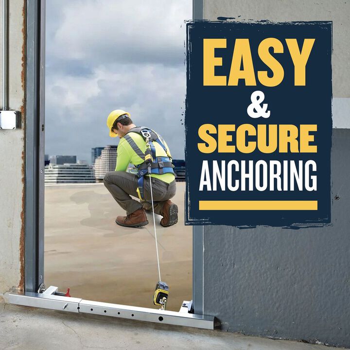Werner Aluminum Door Jamb Anchor for 20 - 59 Inch Frame Openings, large image number 5