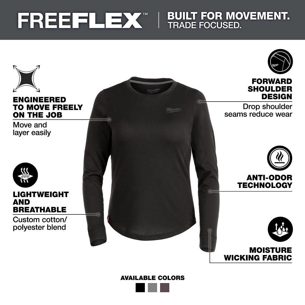 Milwaukee Women's FREEFLEX Hybrid Tee - Long Sleeve, large image number 2