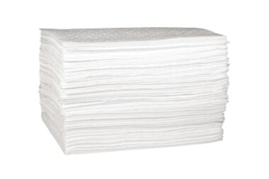 Sellars MW Poly Pads Oil Only 15in X 18in White 100pk