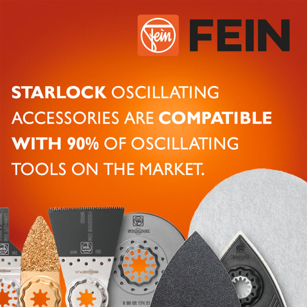 Fein 1-1/4 Inch x 3-1/2 Inch TITAN Coated Demolition Oscillating Saw Blade 3 Pieces, large image number 5