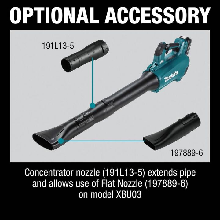 Makita 18V LXT Lithium-Ion Brushless Cordless Blower Kit (4.0Ah), large image number 20