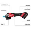 Milwaukee M18 FUEL 4-1/2 Inch-6 Inch Variable Speed Braking Grinder, Paddle Switch with ONE-KEY Kit, small