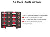 Tekton 1/2 Inch Shallow and Deep 12 Point Sockets, Drawer, 25- 32 mm, 16 Pieces, small image number 3