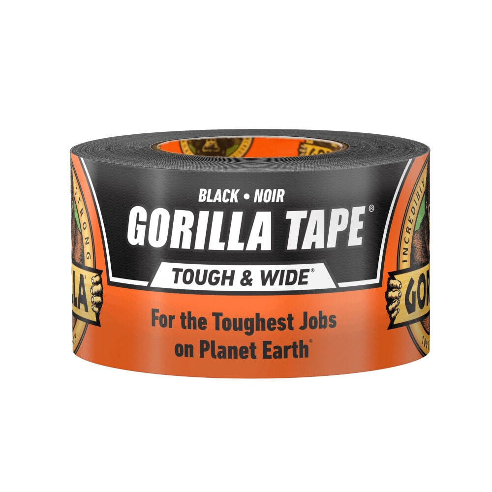 Gorilla Glue Tough & Wide 2.88 Inch x 25 Yd Black Duct Tape, large image number 1
