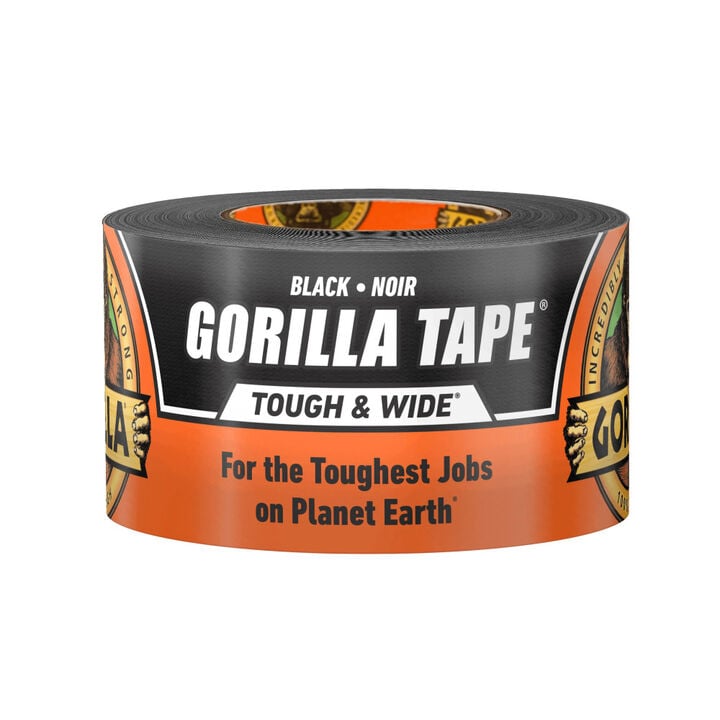 Gorilla Glue Tough & Wide 2.88 Inch x 25 Yd Black Duct Tape