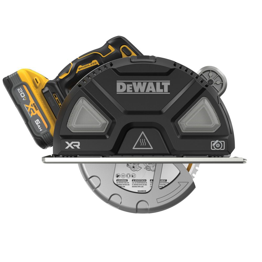 DEWALT 20V MAX XR 7-1/4 Inch Metal Cutting Circular Saw Kit, large image number 8