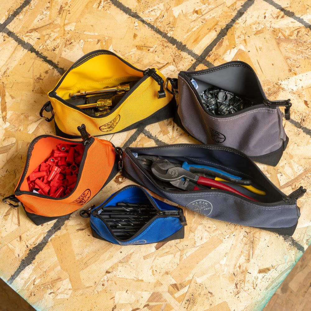 Klein Tools StandUp Zipper Bags 5pk 55569 Acme Tools