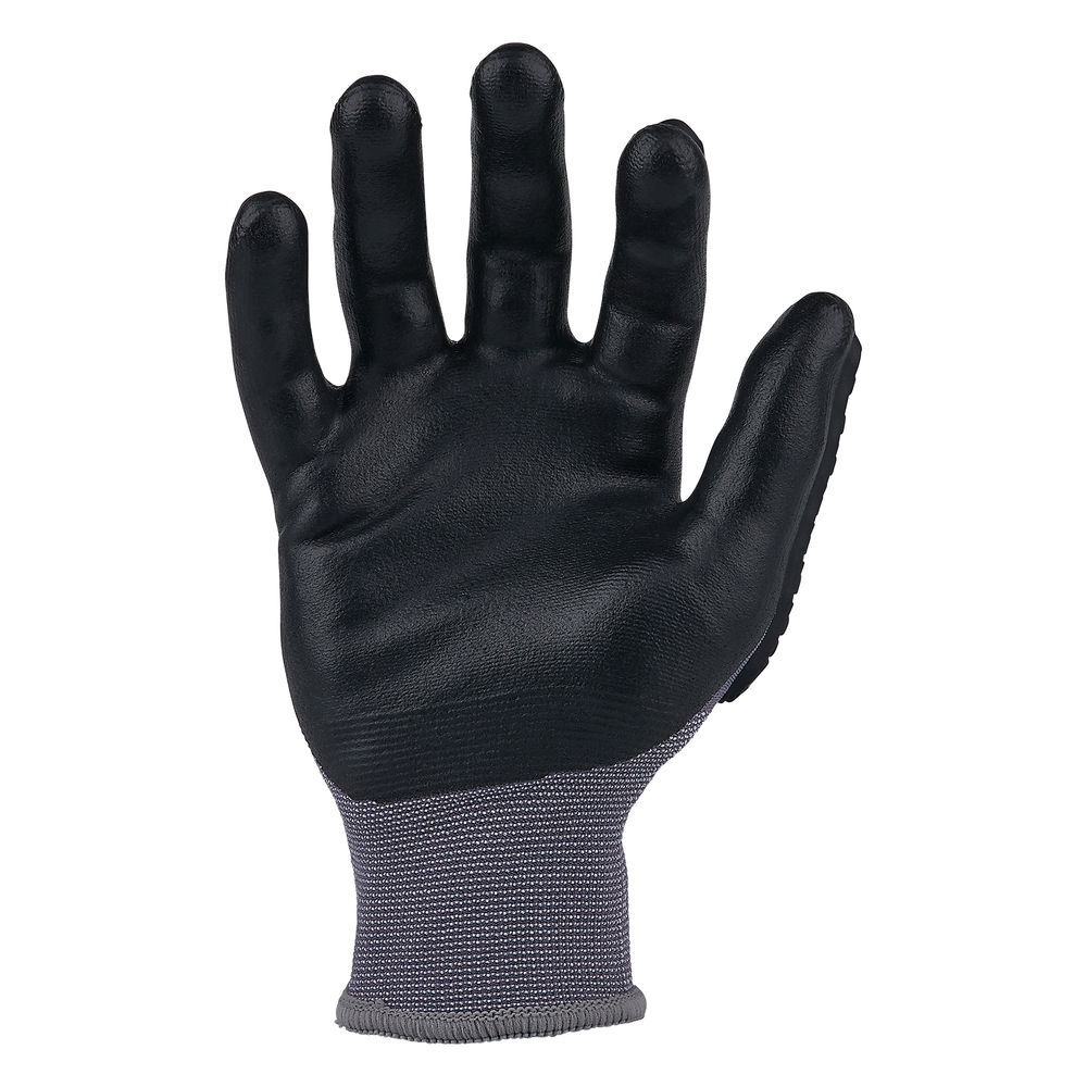 Ergodyne 7100 Nitrile Coated Impact Gloves Small Gray, large image number 8