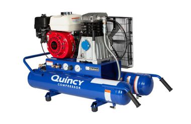 Quincy Wheelbarrow Air Compressor 5.5HP 8 Gallon Honda Engine