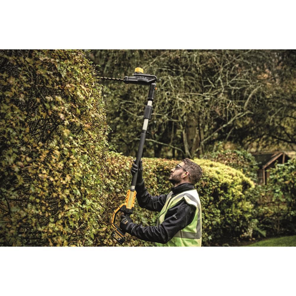 Dewalt pole on sale saw trimmer combo