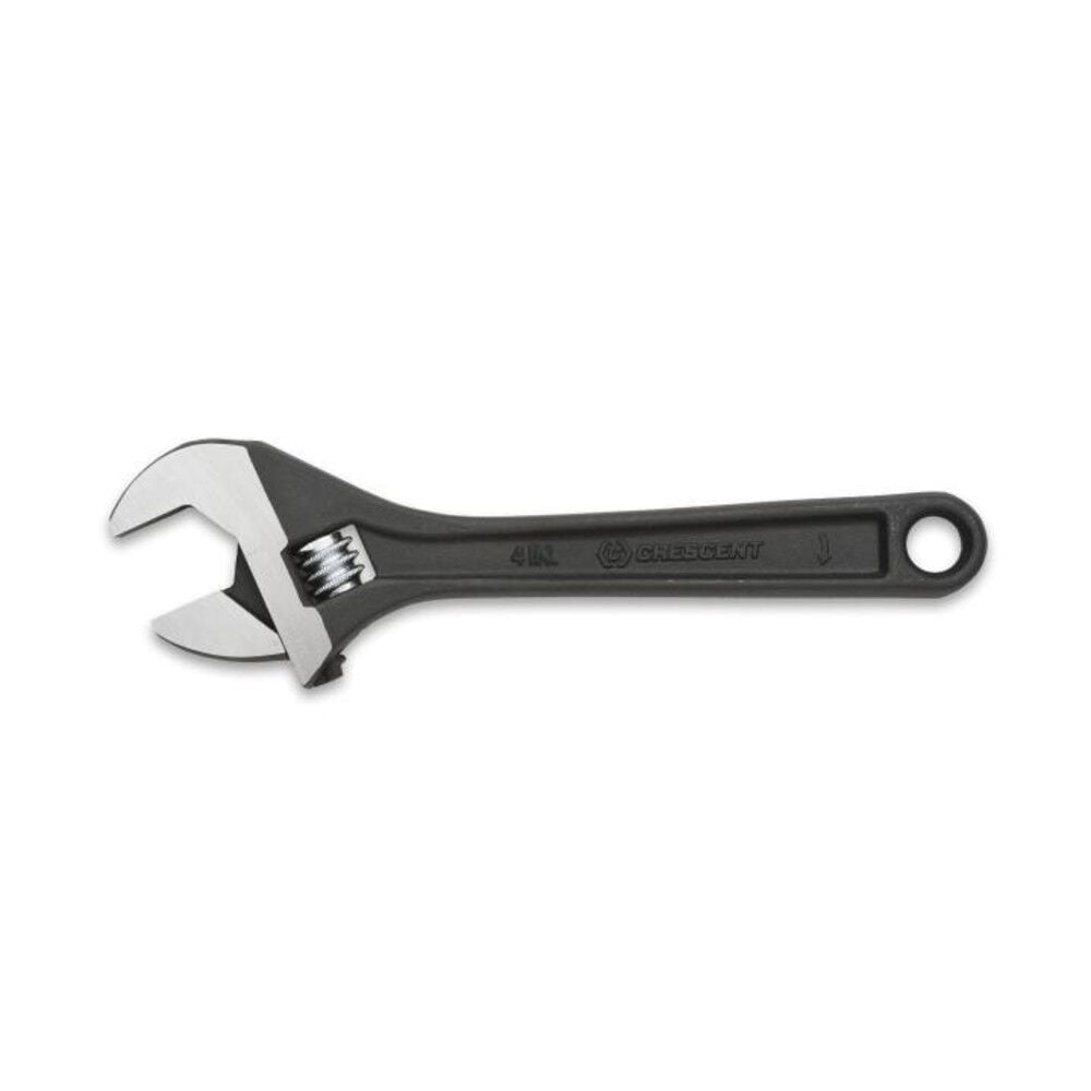 Crescent 4in Adjustable Black Oxide Wrench Carded, large image number 1