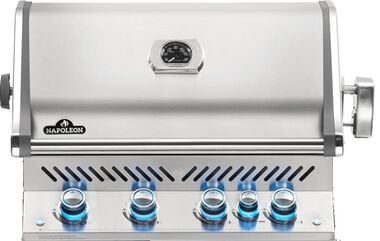 Napoleon Built-in Prestige PRO 500 Propane Gas Grill Head with Infrared Rear Burner Stainless Steel