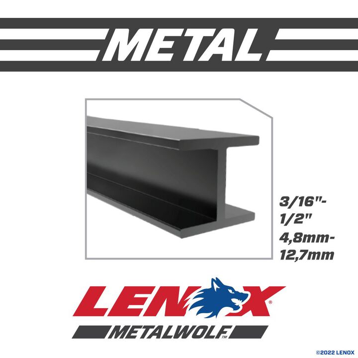 Lenox METALWOLF WAVE EDGE Recip Saw Blades, 6 Inch, 10 TPI, 5 Pieces, large image number 3